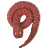 Doudou Serpent rayé - Cuivre